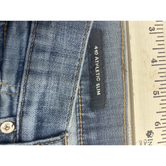 Lucky Brand Jeans Men's 38X32 410 Athletic Straight Leg ACTUAL 40W X29.5L - Picture 9 of 11